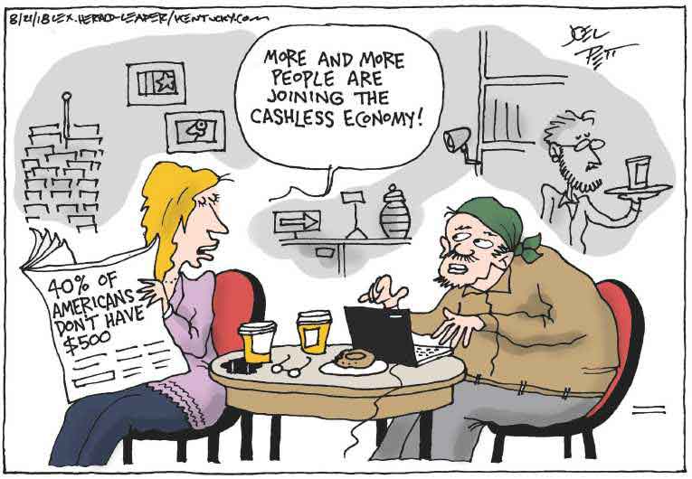 Political/Editorial Cartoon by Joel Pett, Lexington Herald-Leader, CWS/CartoonArts Intl. on In Other News