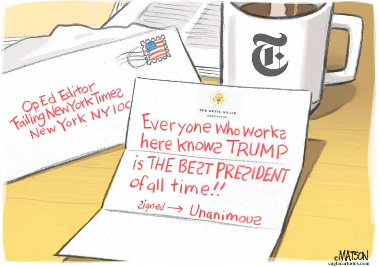 Political/Editorial Cartoon by RJ Matson, Cagle Cartoons on Trump Base Holding Firm