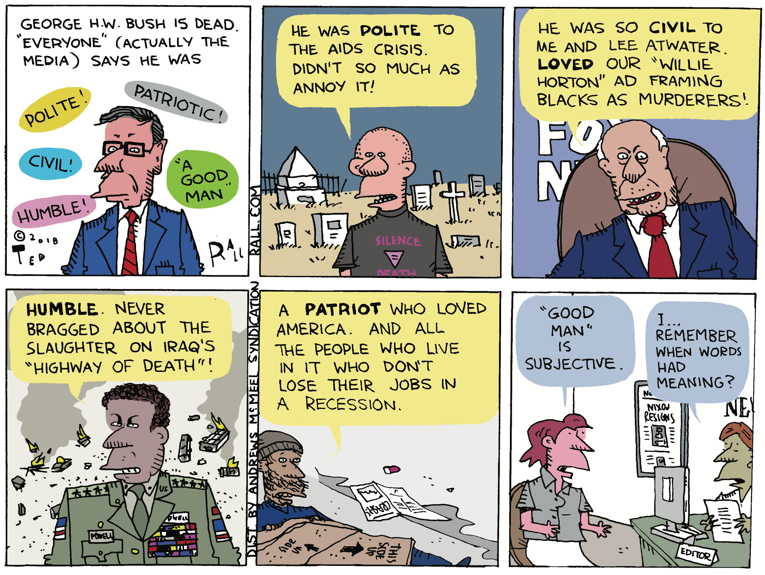 Political/Editorial Cartoon by Ted Rall on In Other News