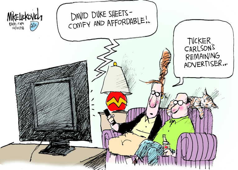 Political/Editorial Cartoon by Mike Luckovich, Atlanta Journal-Constitution on In Other News