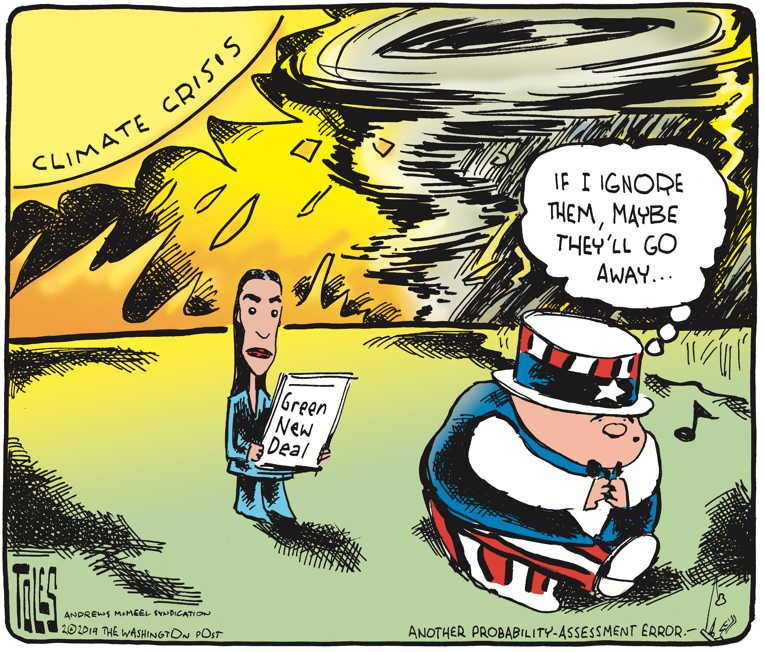 Political/Editorial Cartoon by Tom Toles, Washington Post on In Other News