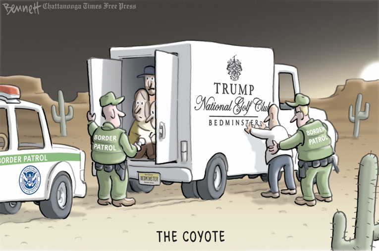 Political/Editorial Cartoon by Clay Bennett, Chattanooga Times Free Press on In Other News