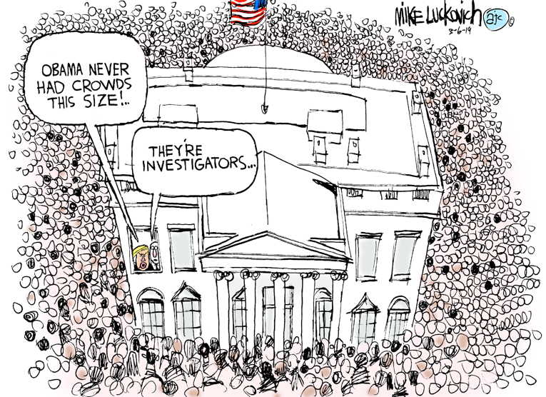 Political/Editorial Cartoon by Mike Luckovich, Atlanta Journal-Constitution on In Other News