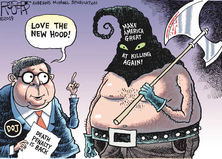 Political/Editorial Cartoon by Rob Rogers on In Other News