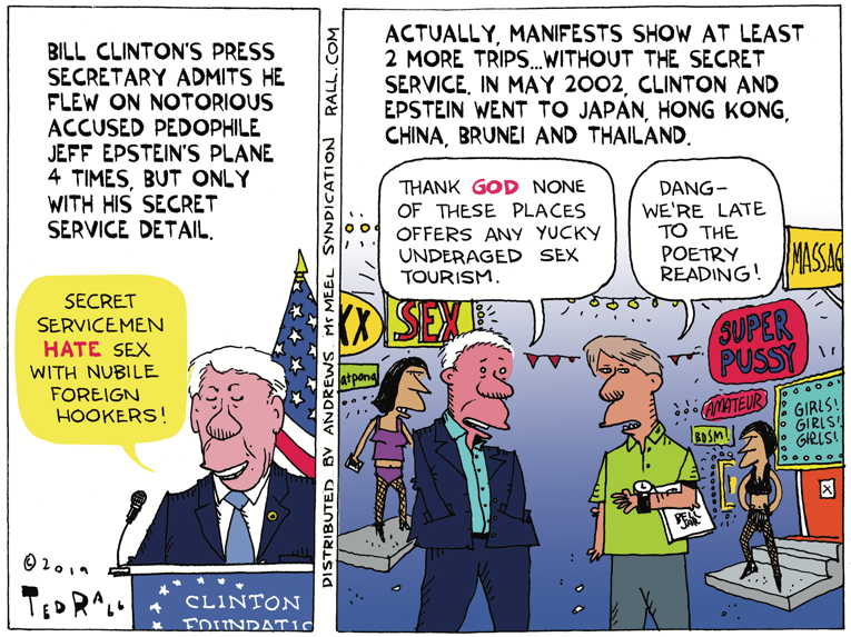 Political/Editorial Cartoon by Ted Rall on In Other News