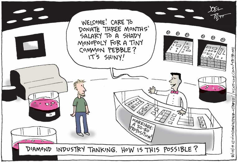 Political/Editorial Cartoon by Joel Pett, Lexington Herald-Leader, CWS/CartoonArts Intl. on In Other News