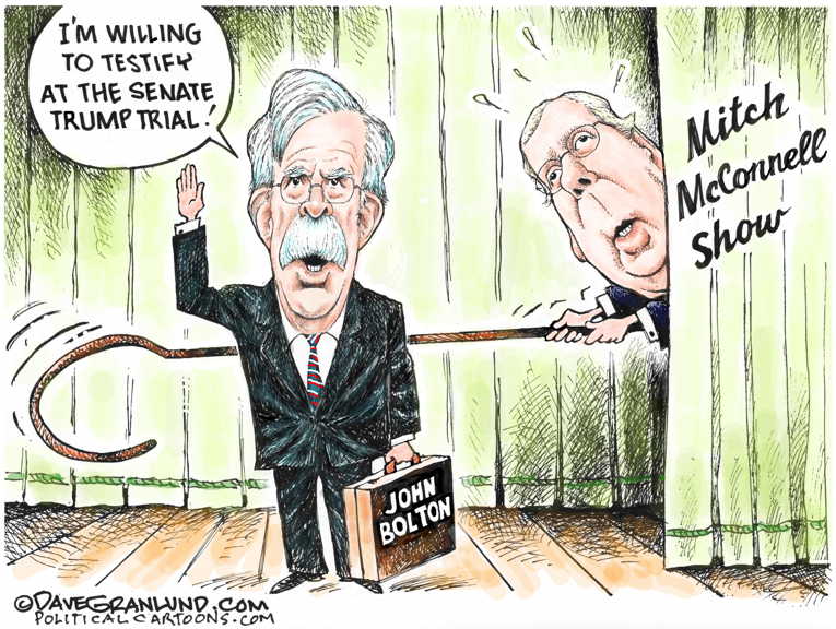 Political/Editorial Cartoon by Dave Granlund on Impeachment Stalemate Continues