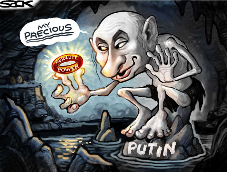 Political/Editorial Cartoon by Steve Sack, Minneapolis Star Tribune on In Other News