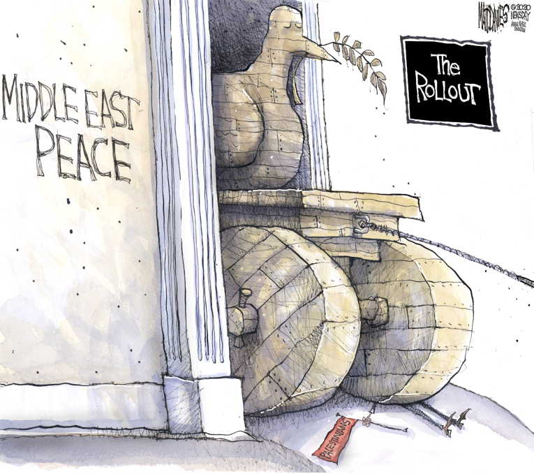 Political/Editorial Cartoon by Matt Davies, Journal News on In Other News