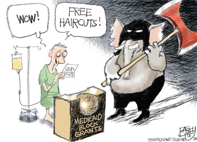 Political/Editorial Cartoon by Pat Bagley, Salt Lake Tribune on In Other News