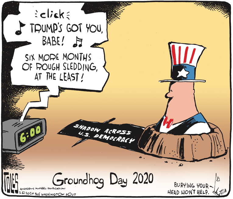 Political/Editorial Cartoon by Tom Toles, Washington Post on In Other News