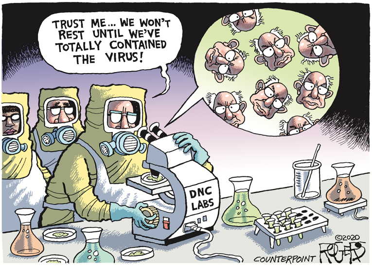 Political/Editorial Cartoon by Rob Rogers on The Empire Strikes Back