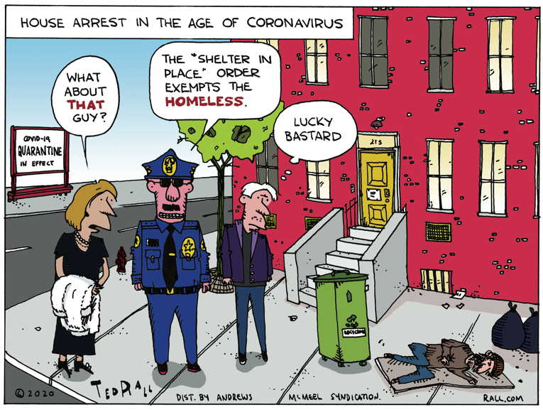 Political/Editorial Cartoon by Ted Rall on Health Care Debate Renews