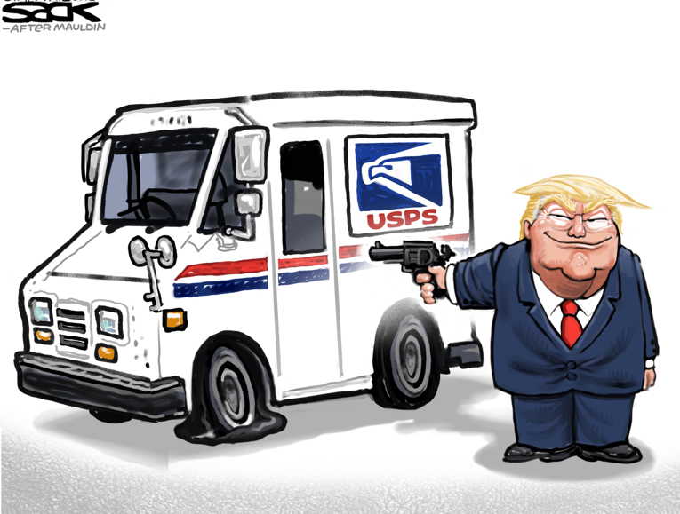 Political/Editorial Cartoon by Steve Sack, Minneapolis Star Tribune on In Other News