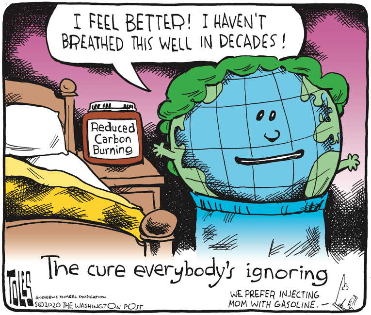 Political/Editorial Cartoon by Tom Toles, Washington Post on In Other News
