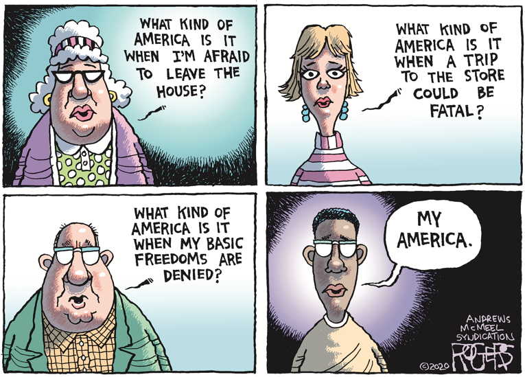 Political/Editorial Cartoon by Rob Rogers on In Other News