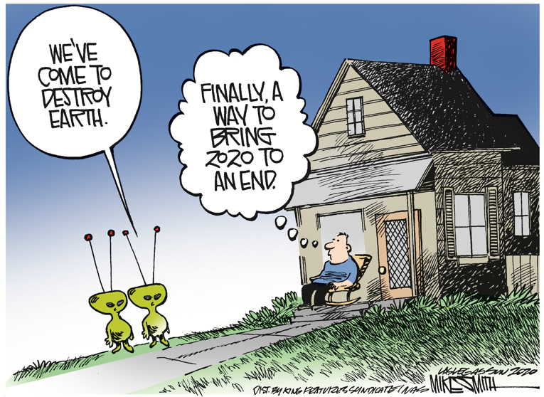 Political/Editorial Cartoon by Mike Smith, Las Vegas Sun on In Other News