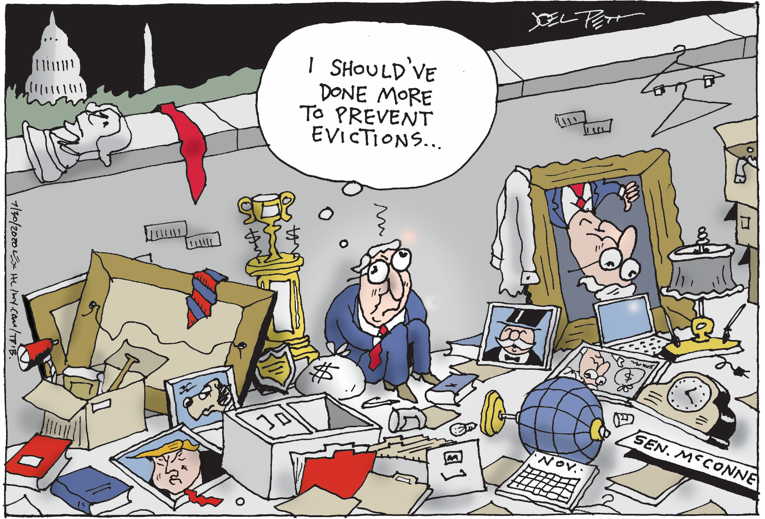 Political/Editorial Cartoon by Joel Pett, Lexington Herald-Leader, CWS/CartoonArts Intl. on In Other News