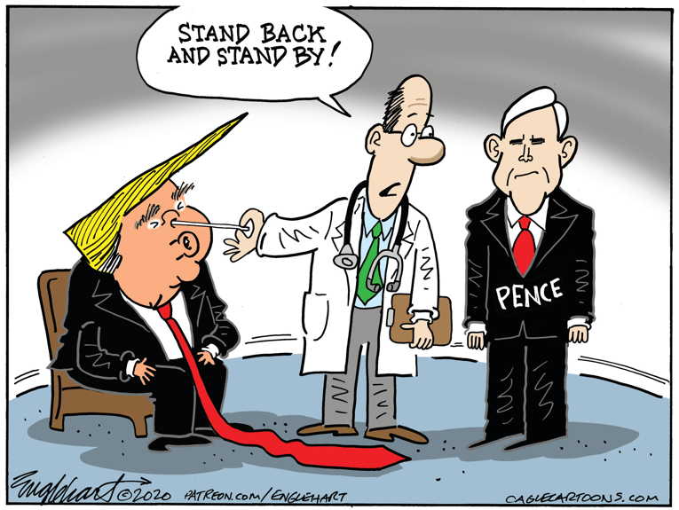 Political/Editorial Cartoon by Bob Englehart, Hartford Courant on In Other News