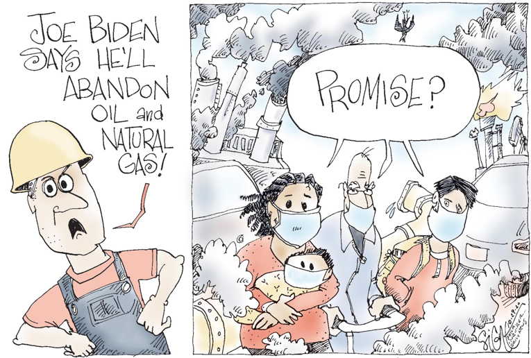 Political/Editorial Cartoon by Signe Wilkinson, Philadelphia Daily News on Nation Braces for Election Day