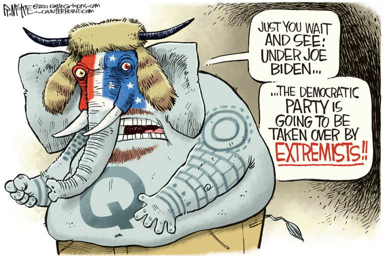 Political/Editorial Cartoon by Rick McKee, The Augusta Chronicle on Republicans Call for Unity