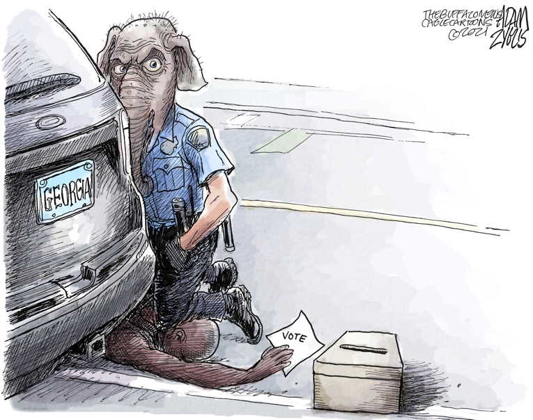 Political/editorial cartoon