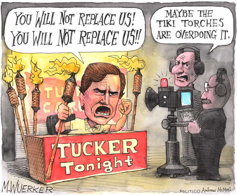 Political/editorial cartoon