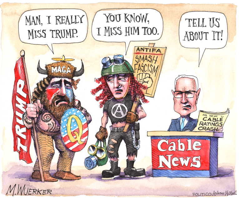 Political/Editorial Cartoon by Matt Wuerker, Politico on In Other News