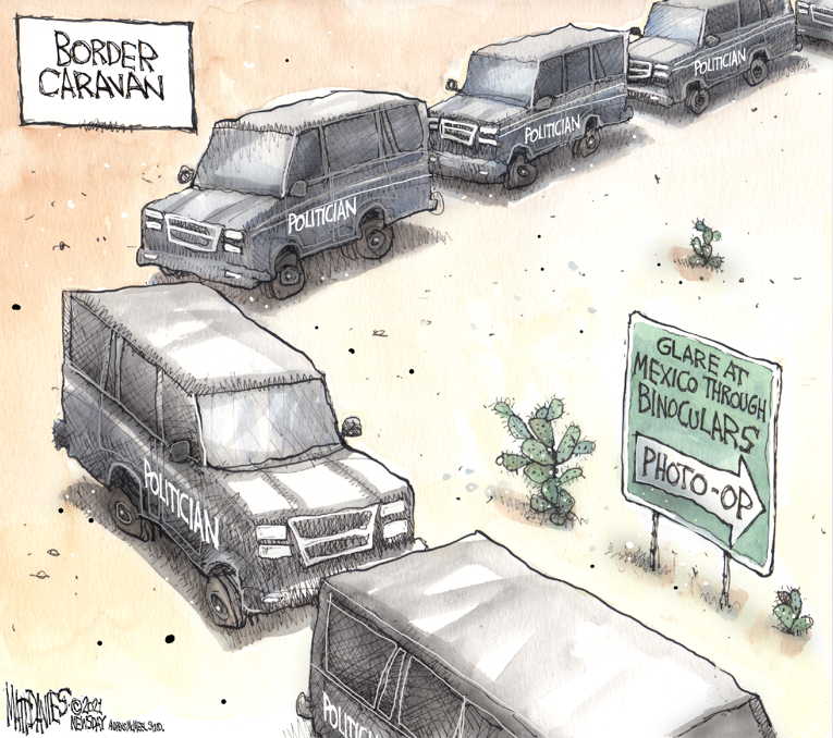 Political/Editorial Cartoon by Matt Davies, Journal News on In Other News