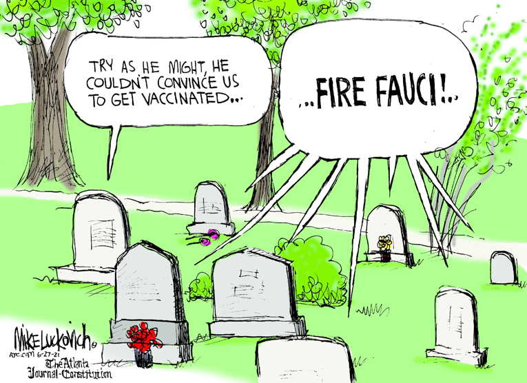 Political/Editorial Cartoon by Mike Luckovich, Atlanta Journal-Constitution on In Other News
