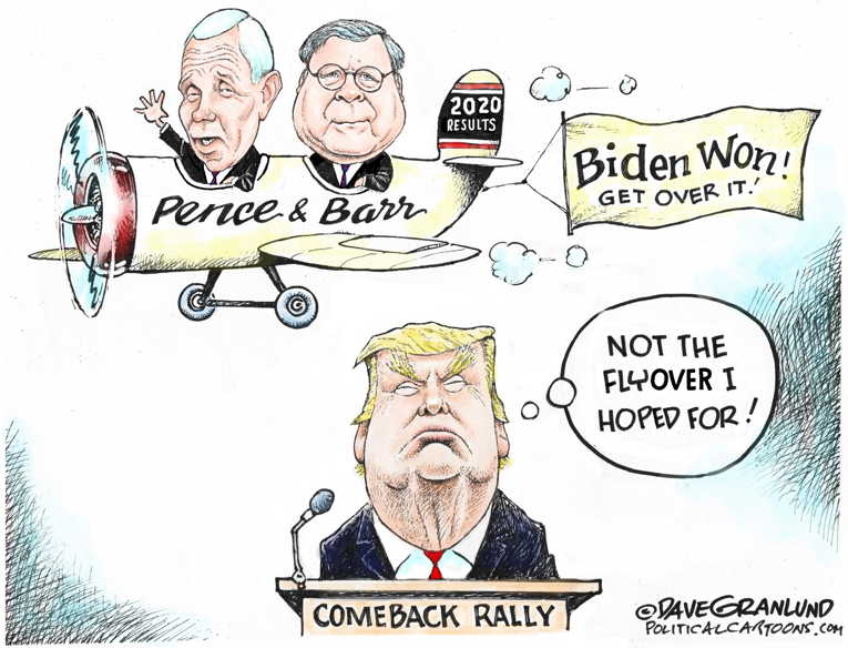 Political/Editorial Cartoon by Dave Granlund on Trump Seeking Another Term