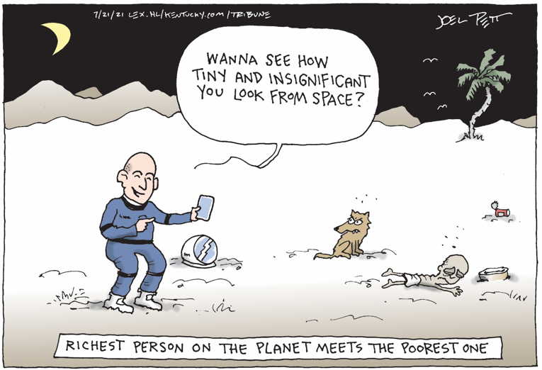 Political/Editorial Cartoon by Joel Pett, Lexington Herald-Leader, CWS/CartoonArts Intl. on In Other News
