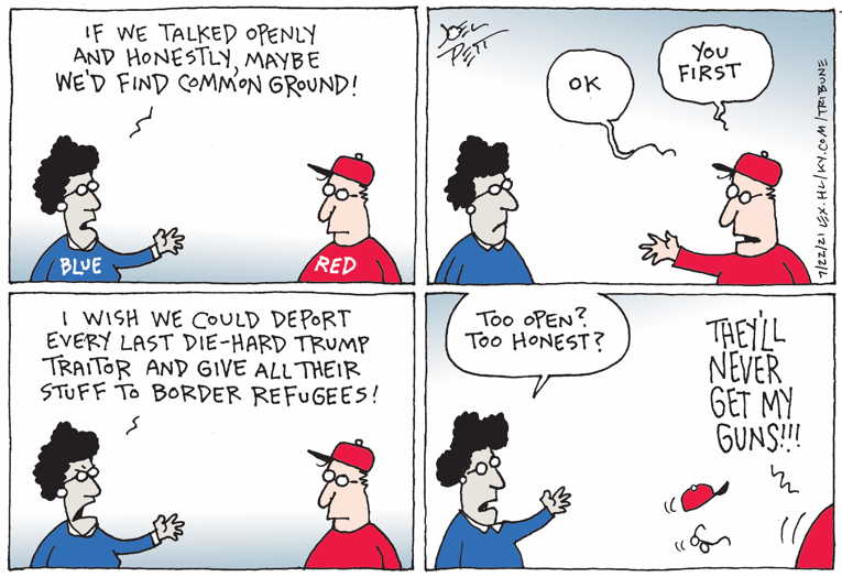 Political/Editorial Cartoon by Joel Pett, Lexington Herald-Leader, CWS/CartoonArts Intl. on In Other News