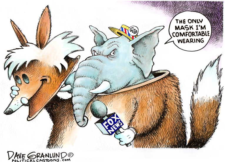 Political/Editorial Cartoon by Dave Granlund on Delta Variant Ravages Planet