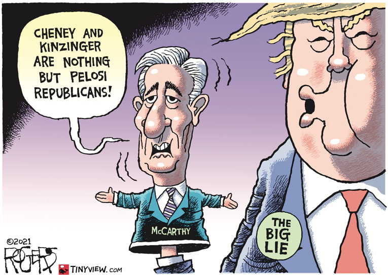 Political/Editorial Cartoon by Rob Rogers on Officers Recount Jan. 6 Horror