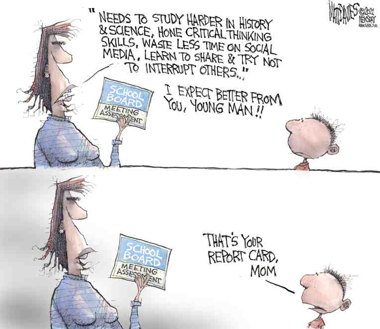 Political/Editorial Cartoon by Matt Davies, Journal News on In Other News