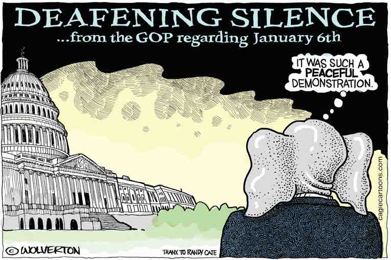 Political/Editorial Cartoon by Monte Wolverton, Cagle Cartoons on Trump Persists