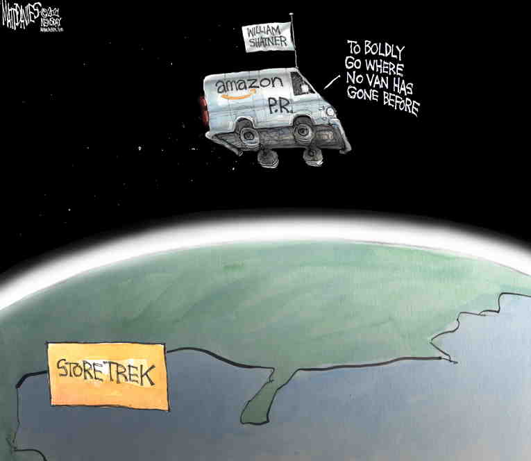 Political/Editorial Cartoon by Matt Davies, Journal News on In Other News