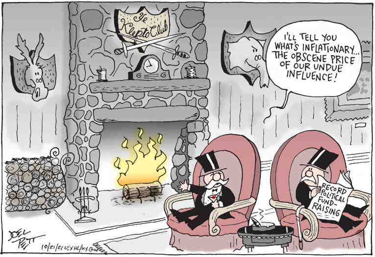 Political/Editorial Cartoon by Joel Pett, Lexington Herald-Leader, CWS/CartoonArts Intl. on In Other News
