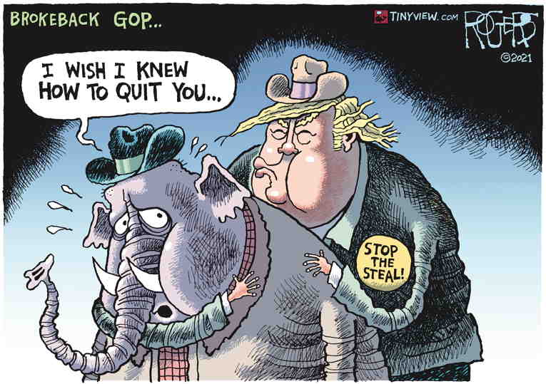 Political/editorial cartoon