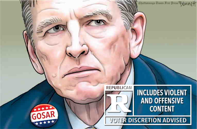 Political/Editorial Cartoon by Clay Bennett, Chattanooga Times Free Press on Trump Plots Comeback