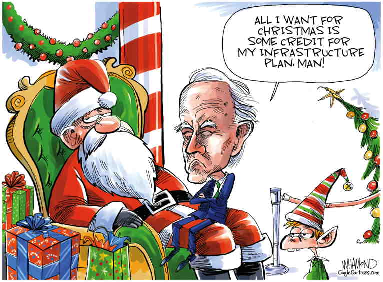 Political/Editorial Cartoon by Dave Whamond, Canada, PoliticalCartoons.com on Holiday Season Arrives