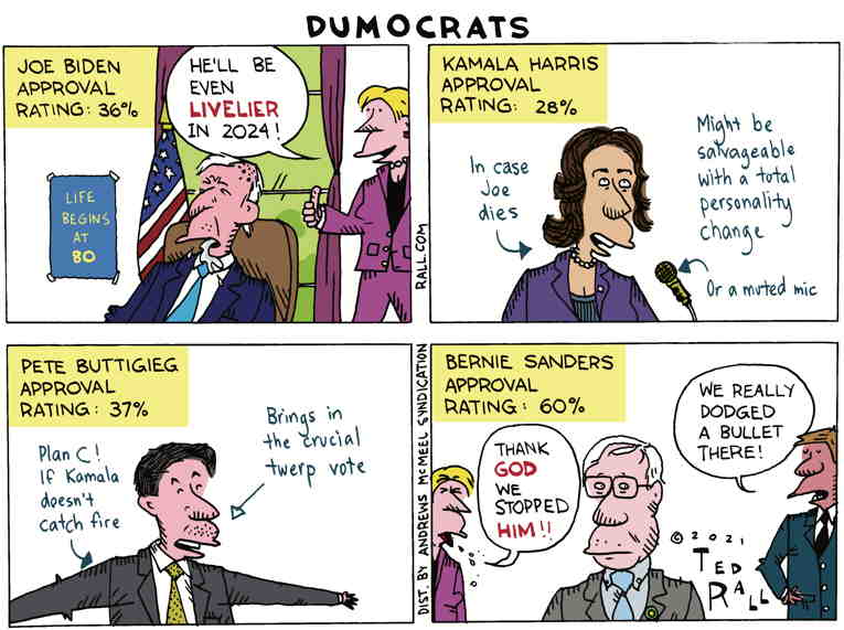Political/Editorial Cartoon by Ted Rall on In Other News