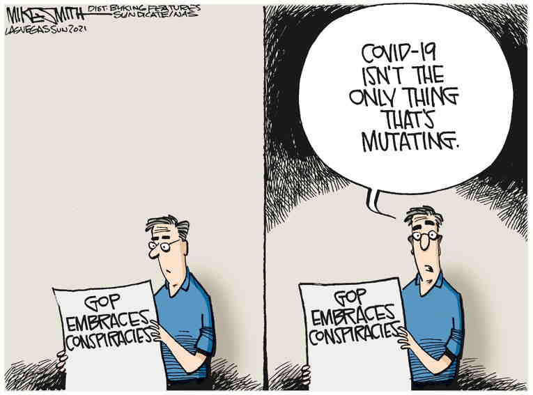 Political/Editorial Cartoon by Mike Smith, Las Vegas Sun on GOP Prepares for Long Game