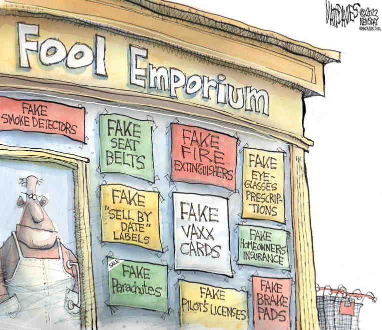 Political/Editorial Cartoon by Matt Davies, Journal News on Covid Wins
