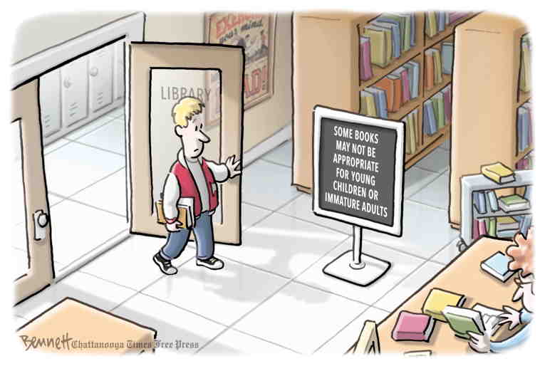 Political/Editorial Cartoon by Clay Bennett, Chattanooga Times Free Press on In Other News