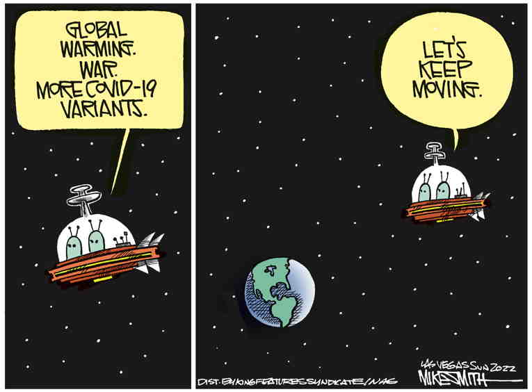 Political/Editorial Cartoon by Mike Smith, Las Vegas Sun on In Other News