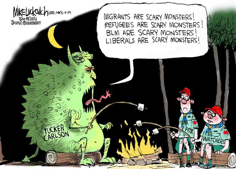 Political/Editorial Cartoon by Mike Luckovich, Atlanta Journal-Constitution on In Other News