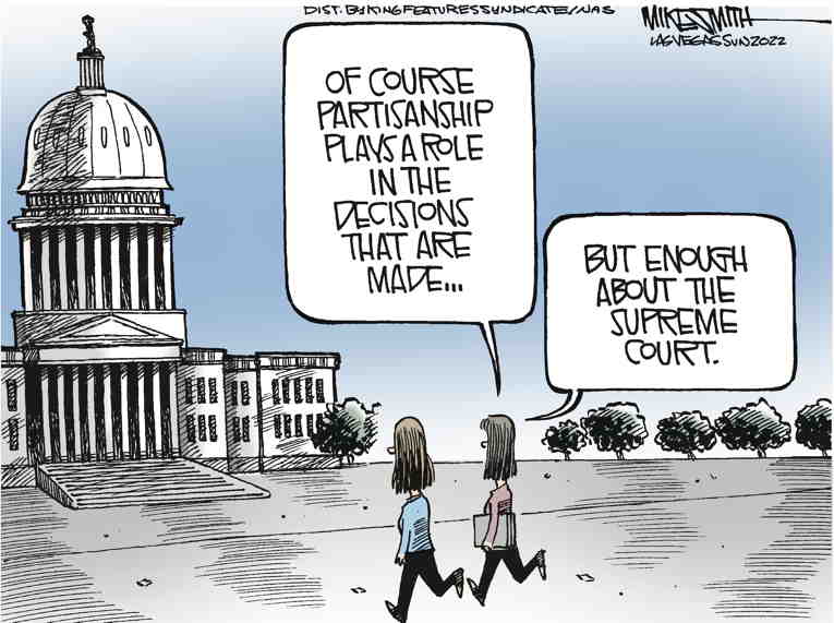 Political/Editorial Cartoon by Mike Smith, Las Vegas Sun on In Other News