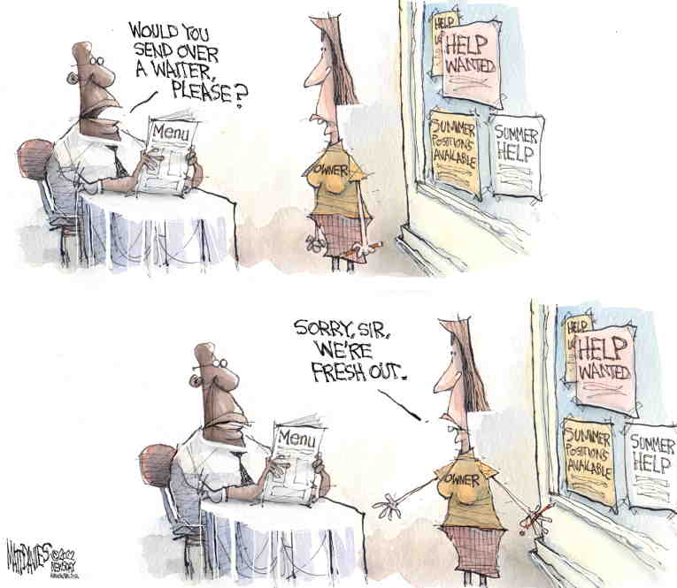 Political/Editorial Cartoon by Matt Davies, Journal News on In Other News